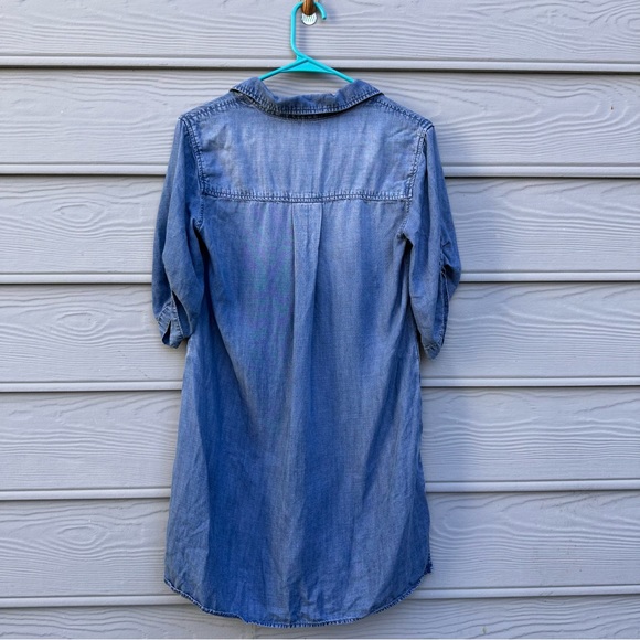 Anthropologie Cloth & Stone Chambray Tunic Dress - Picture 5 of 5